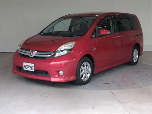 2013 Toyota Isis 1.8 Platana V Selection - photo 1 2013 Toyota Isis 1.8 Platana V Selection Red Van for sale, Japanese used car export | GULJI TRADERS