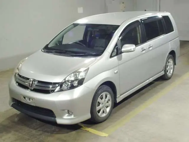 2013 Toyota Isis Platana V-Select White In 4WD - photo 1 2013 Toyota Isis Platana V-Select White In 4WD Silver Van for sale, Japanese used car export | GULJI TRADERS