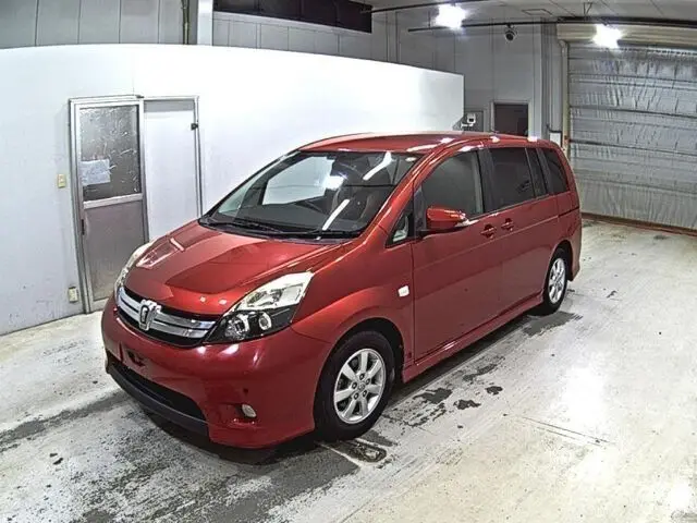 2014 Toyota Isis Platana - photo 1 2014 Toyota Isis Platana Red Van for sale, Japanese used car export | GULJI TRADERS