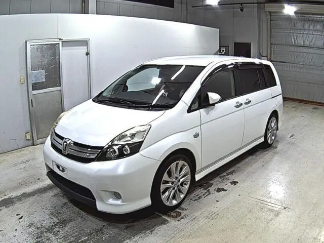 2014 Toyota Isis Platana V Selection Blanc - photo 1 2014 Toyota Isis Platana V Selection Blanc Pearl Van for sale, Japanese used car export - photo 1 of 5 | GULJI TRADERS