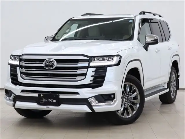 2026 Toyota Land Cruiser ZX - photo 1 2026 Toyota Land Cruiser ZX White Jeep for sale, Japanese used car export - photo 1 of 43 | GULJI TRADERS