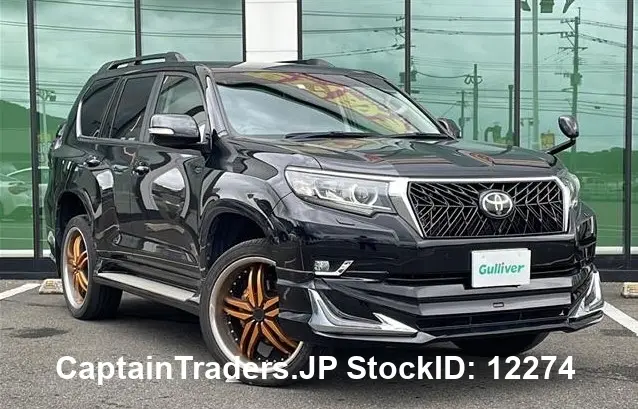 2018 Toyota Land Cruiser Prado Black SUV for sale, Japanese used car export - photo 1 of 23 | GULJI TRADERS