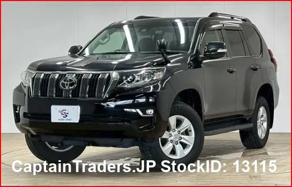 2020 Toyota Land Cruiser Prado Black SUV for sale, Japanese used car export - photo 1 of 16 | GULJI TRADERS