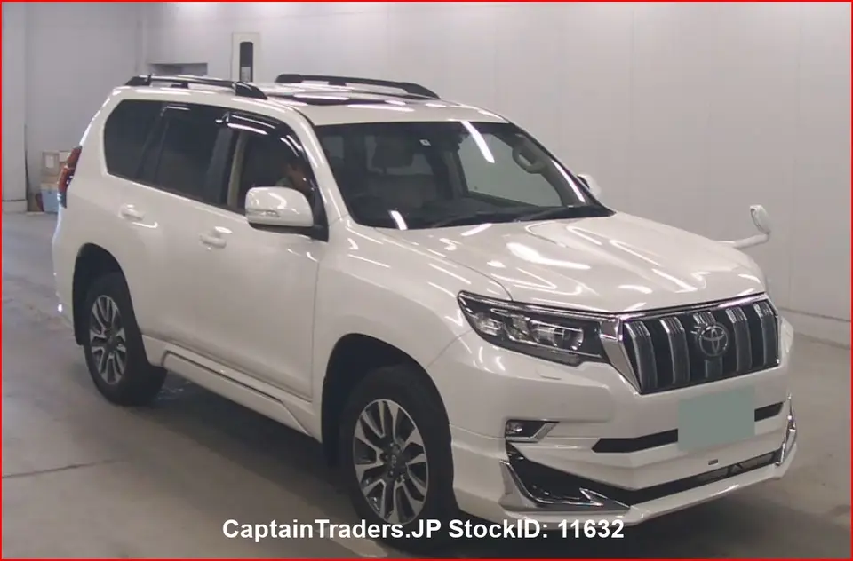 2021 Toyota Land Cruiser Prado Pearl SUV for sale, Japanese used car export | GULJI TRADERS