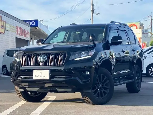 2023 Toyota Land Cruiser Prado TX L Package Matte Black Edition - photo 1 2023 Toyota Land Cruiser Prado TX L Package Matte Black Edition Black Jeep for sale, Japanese used car export | GULJI TRADERS