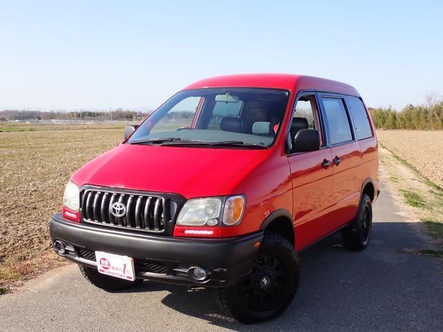 1997 Toyota Liteace Noah G Spacious Roof 4WD Red Van for sale, Japanese used car export | GULJI TRADERS