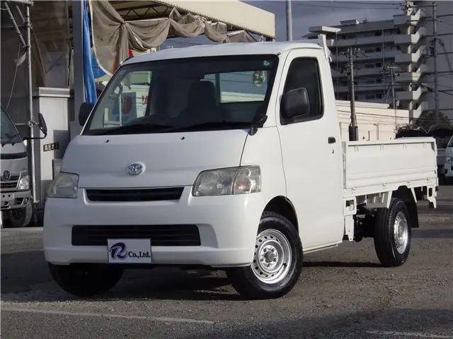 2017 Toyota Liteace Truck Flatbed truck, DX model, 0.8t payload, automatic transmission, gasoline engine. White Truck for sale, Japanese used car export - photo 1 of 51 | GULJI TRADERS