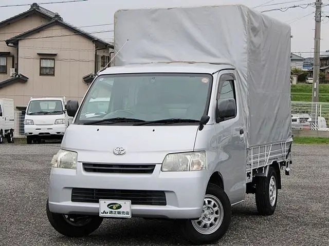 2017 Toyota Liteace Truck Flatbed, with canvas top, DX model Silver Truck for sale, Japanese used car export | GULJI TRADERS