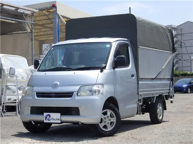 2017 Toyota Liteace Truck Flatbed truck with canvas top, X Edition, 0.8t, automatic transmission, gasoline engine. - photo 1 2017 Toyota Liteace Truck Flatbed truck with canvas top, X Edition, 0.8t, automatic transmission, gasoline engine. Silver Truck for sale, Japanese used car export - photo 1 of 46 | GULJI TRADERS