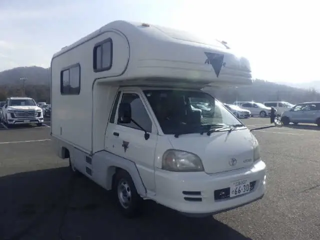 2004 Toyota Liteace Wagon Camping Grocer White Van for sale, Japanese used car export - photo 1 of 9 | GULJI TRADERS