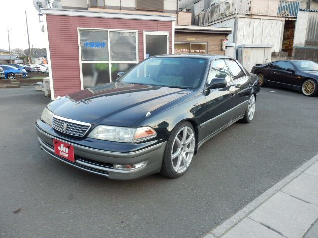 1998 Toyota Mark II 2.0 Grande Green Sedan for sale, Japanese used car export | GULJI TRADERS