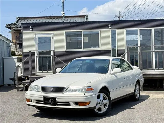 1998 Toyota Mark II ★2.5 Tourer S★1JZ-GE★Genuine Navigation★Genuine Aluminum Wheels★HID Lights★ Pearl Sedan for sale, Japanese used car export - photo 1 of 59 | GULJI TRADERS