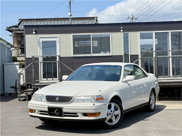 1998 Toyota Mark II ★2.5 Tourer S★1JZ-GE★Genuine Navigation★Genuine Aluminum Wheels★HID Lights★ Pearl Sedan for sale, Japanese used car export | GULJI TRADERS
