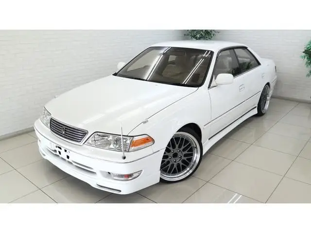 1998 Toyota Mark II Grande G - photo 1 1998 Toyota Mark II Grande G White Sedan for sale, Japanese used car export - photo 1 of 9 | GULJI TRADERS