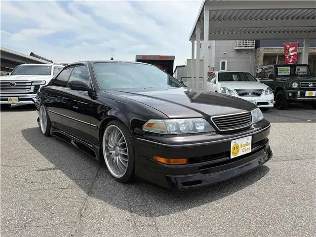 2000 Toyota Mark II Tourer V late model, final version, genuine 5-speed transmission Purple Color changed Sedan for sale, Japanese used car export | GULJI TRADERS
