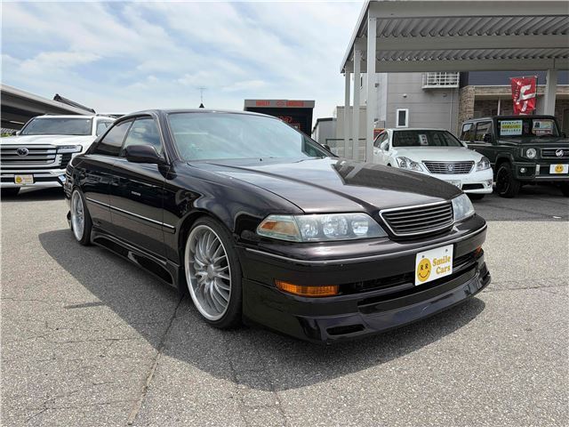 2000 Toyota Mark II Tourer V late model, final version, genuine 5-speed transmission - photo 1 2000 Toyota Mark II Tourer V late model, final version, genuine 5-speed transmission Purple Color changed Sedan for sale, Japanese used car export | GULJI TRADERS