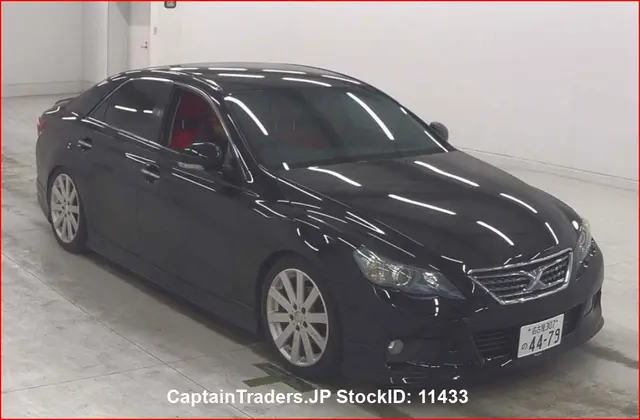 2010 Toyota Mark X - photo 1 2010 Toyota Mark X Black Sedan for sale, Japanese used car export | GULJI TRADERS