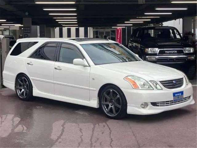2002 Toyota Markii Blit 2.5IR-V 1JZ inline 6 turbo E Pearl Sedan for sale, Japanese used car export | GULJI TRADERS