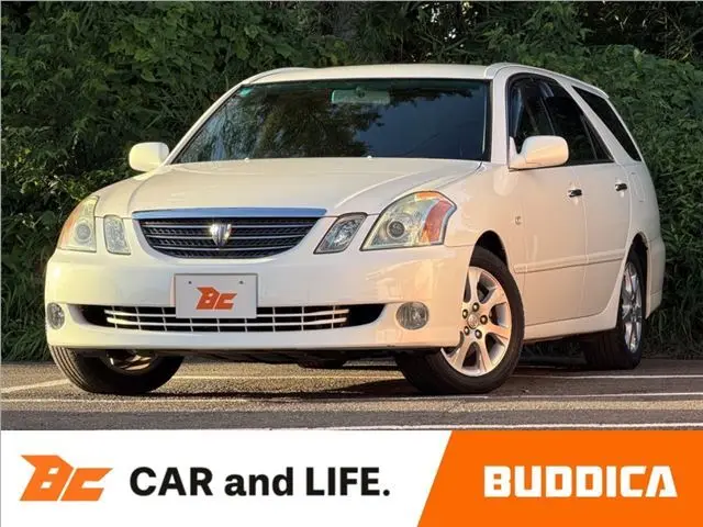 2003 Toyota Markii Blit 2.5iR-S ★ HID Headlights ★ Automatic Lights ★ Fog Lights ★ Remote Control Key ★ 16-inch Alloy Wheels Pearl Sedan for sale, Japanese used car export | GULJI TRADERS