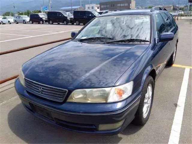 1999 Toyota Markii Qualis 2.5 FOUR 4WD - photo 1 1999 Toyota Markii Qualis 2.5 FOUR 4WD Blue Sedan for sale, Japanese used car export - photo 1 of 7 | GULJI TRADERS