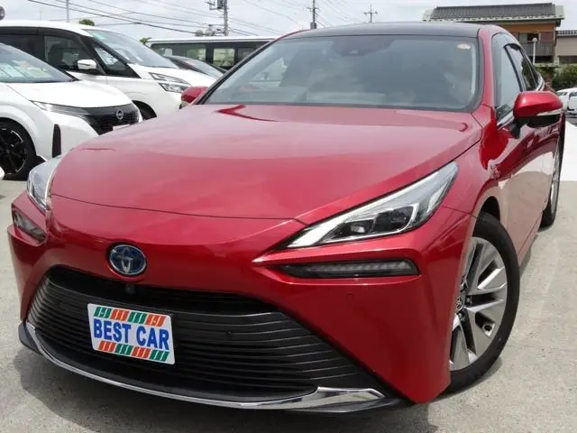 2021 Toyota Mirai Z Red Sedan for sale, Japanese used car export | GULJI TRADERS