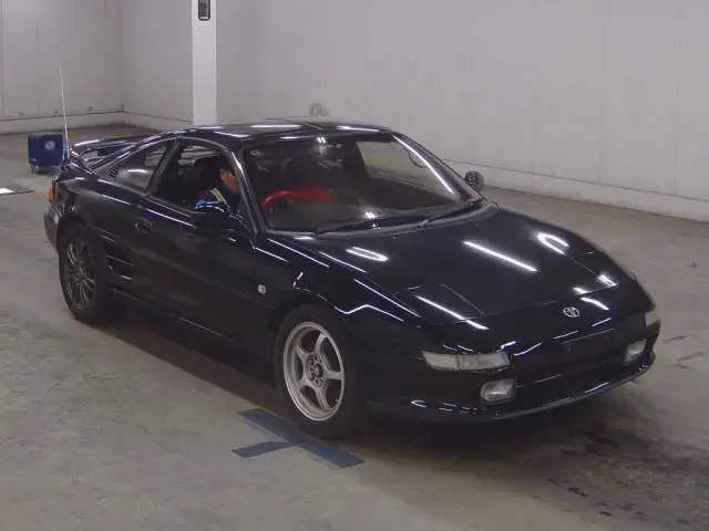 1992 Toyota MR2 G T-bar roof Black Coupe for sale, Japanese used car export | GULJI TRADERS