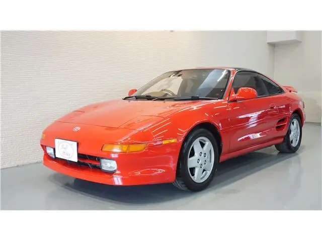 1995 Toyota MR2 G Limited, T-bar roof, timing belt replaced, non-smoking vehicle. Red Coupe for sale, Japanese used car export | GULJI TRADERS