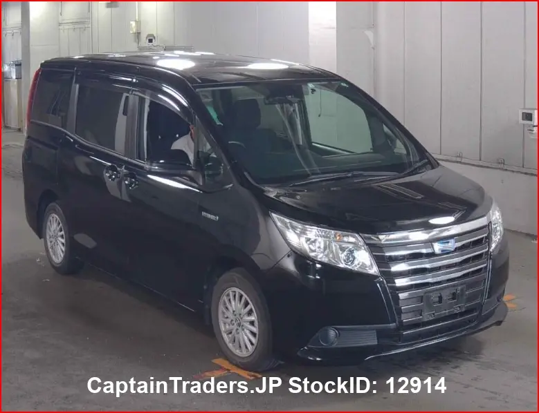 2016 Toyota Noah Hybrid Black Van for sale, Japanese used car export | GULJI TRADERS