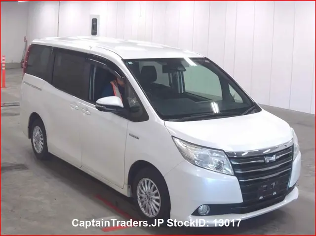 2016 Toyota Noah Hybrid - photo 1 2016 Toyota Noah Hybrid White Van for sale, Japanese used car export | GULJI TRADERS
