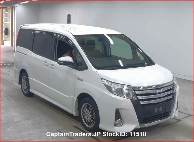 2016 Toyota Noah Hybrid - photo 1 2016 Toyota Noah Hybrid Pearl Van for sale, Japanese used car export | GULJI TRADERS
