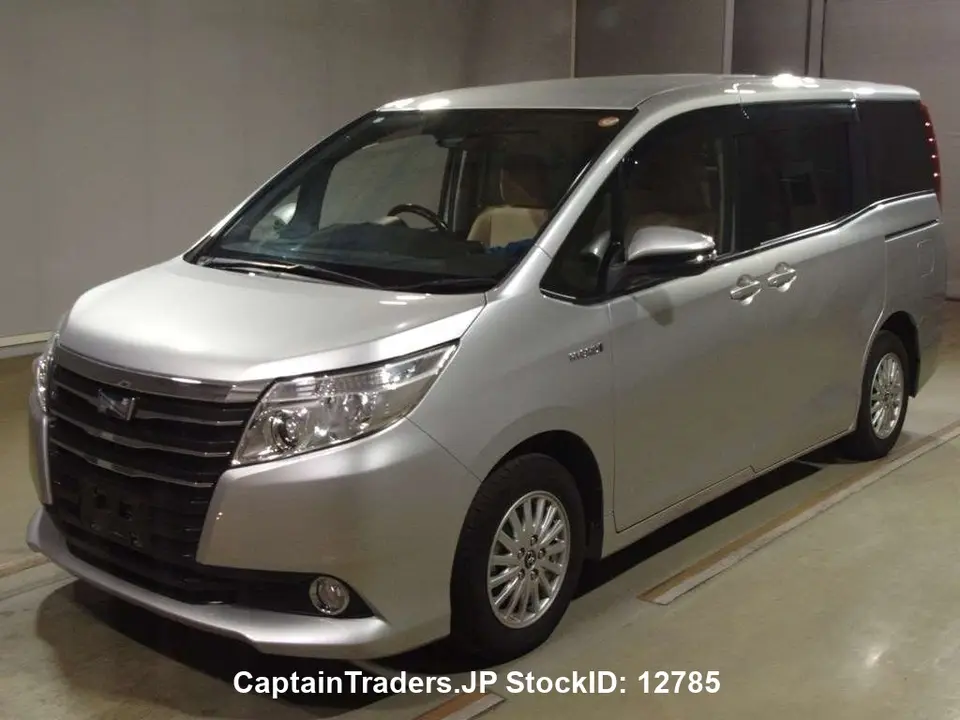2017 Toyota Noah Hybrid Silver Van for sale, Japanese used car export - photo 1 of 7 | GULJI TRADERS