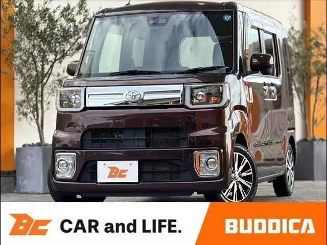 2018 Toyota Pixis Mega G Turbo SAIII ★ Navigation ★ TV ★ Rear Camera ★ Dual Power Parking ★ LED ★ Dashcam Brown Van for sale, Japanese used car export | GULJI TRADERS