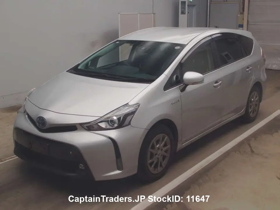 2016 Toyota Prius Alpha - photo 1 2016 Toyota Prius Alpha Silver Van for sale, Japanese used car export | GULJI TRADERS