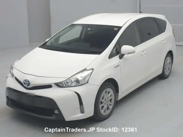 2017 Toyota Prius Alpha - photo 1 2017 Toyota Prius Alpha White Van for sale, Japanese used car export | GULJI TRADERS