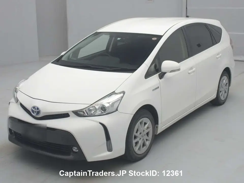 2017 Toyota Prius Alpha - photo 1 2017 Toyota Prius Alpha White Van for sale, Japanese used car export - photo 1 of 11 | GULJI TRADERS