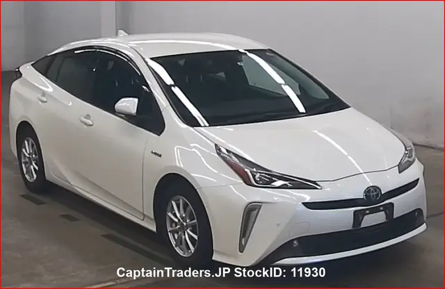 2019 Toyota Prius Hybyrid - photo 1 2019 Toyota Prius Hybyrid Pearl Sedan for sale, Japanese used car export | GULJI TRADERS