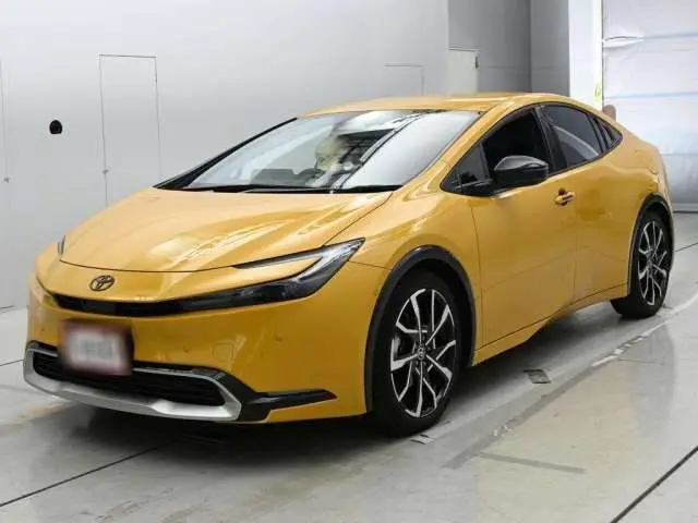 2023 Toyota Prius Phv Z Yellow Sedan for sale, Japanese used car export | GULJI TRADERS
