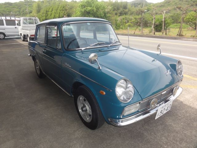 1968 Toyota Publica Deluxe Blue Sedan for sale, Japanese used car export | GULJI TRADING