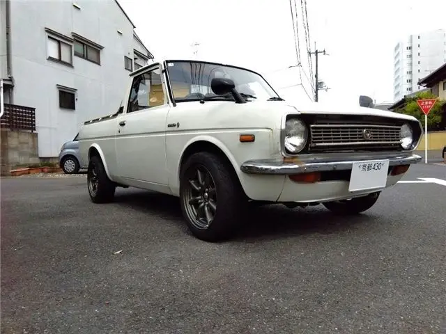 1988 Toyota Publica Pickup White Color changed Truck for sale, Japanese used car export | GULJI TRADERS