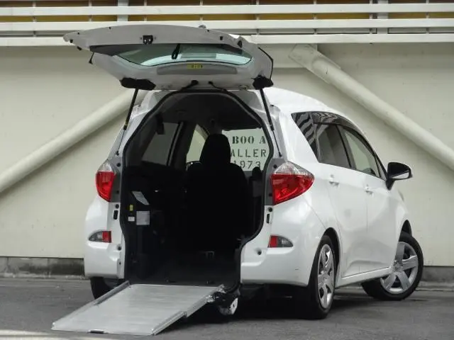 2012 Toyota Ractis X Welcab Wheelchair Accessible Vehicle I (No Rear Seats) White Van for sale, Japanese used car export - photo 1 of 9 | GULJI TRADERS