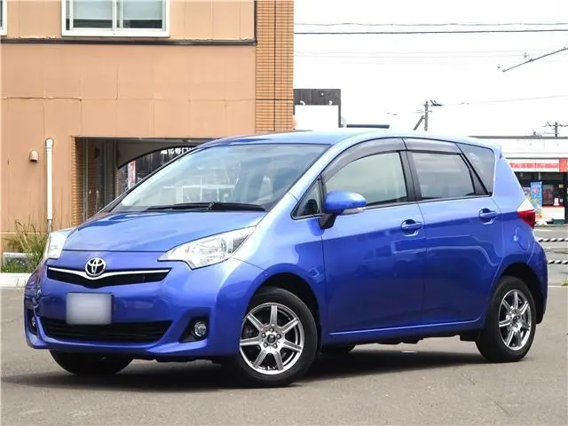 2013 Toyota Ractis G4WD Blue Van for sale, Japanese used car export | GULJI TRADERS