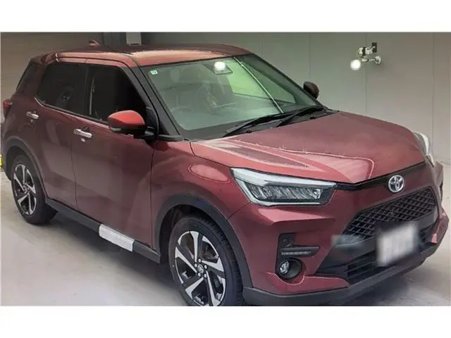 2026 Toyota Raize Hybrid Z Red SUV for sale, Japanese used car export | GULJI TRADERS