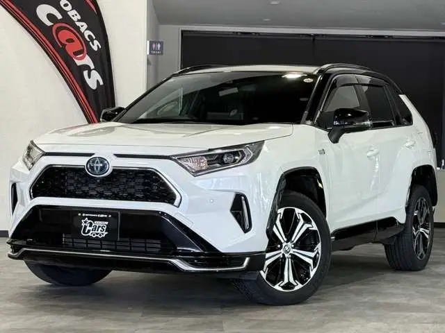 2020 Toyota RAV4 Phv 2.5 Black Tone E-Four 4WD - photo 1 2020 Toyota RAV4 Phv 2.5 Black Tone E-Four 4WD Black SUV for sale, Japanese used car export - photo 1 of 62 | GULJI TRADERS
