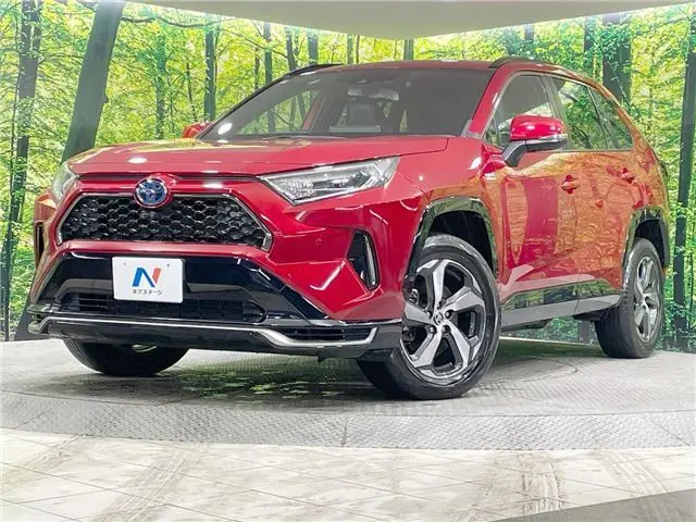 2021 Toyota RAV4 Phv G Z - photo 1 2021 Toyota RAV4 Phv G Z Red SUV for sale, Japanese used car export - photo 1 of 30 | GULJI TRADERS