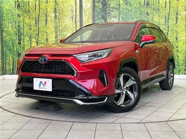 2021 Toyota RAV4 Phv G Z - photo 1 2021 Toyota RAV4 Phv G Z Red SUV for sale, Japanese used car export - photo 1 of 30 | GULJI TRADERS
