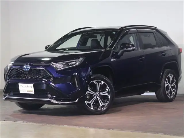 2021 Toyota RAV4 Phv Black Tone - photo 1 2021 Toyota RAV4 Phv Black Tone Blue SUV for sale, Japanese used car export - photo 1 of 74 | GULJI TRADERS