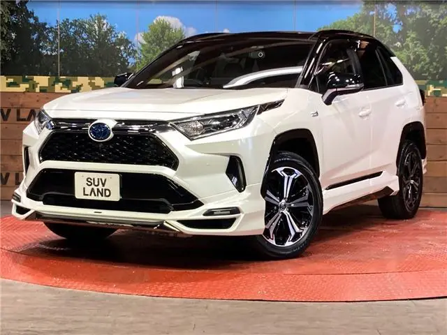 2021 Toyota RAV4 Phv Black Tone Pearl SUV for sale, Japanese used car export - photo 1 of 30 | GULJI TRADERS