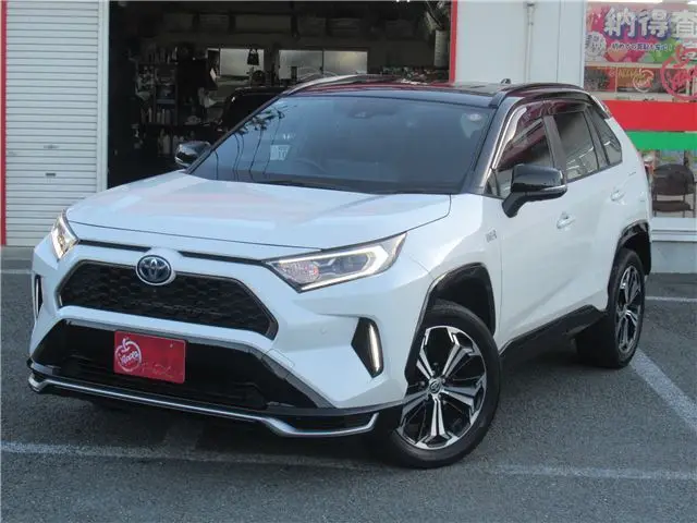 2021 Toyota RAV4 Phv Black Tone - photo 1 2021 Toyota RAV4 Phv Black Tone Pearl SUV for sale, Japanese used car export - photo 1 of 44 | GULJI TRADERS