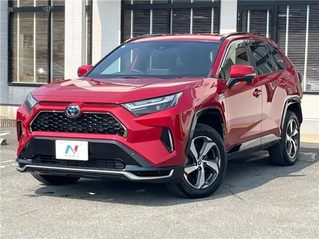 2022 Toyota RAV4 Phv G Red SUV for sale, Japanese used car export - photo 1 of 30 | GULJI TRADERS