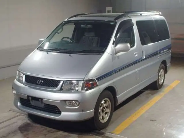 1997 Toyota Regius Wind Tourer - photo 1 1997 Toyota Regius Wind Tourer Blue Van for sale, Japanese used car export - photo 1 of 8 | GULJI TRADERS
